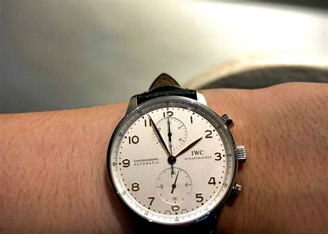 iwc 3714 portuguese chronograph|iwc 3714 review.